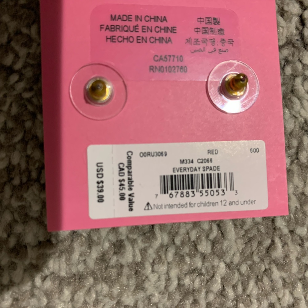 NEW Kate Spade Everyday enamel earrings - Picture 4 of 4